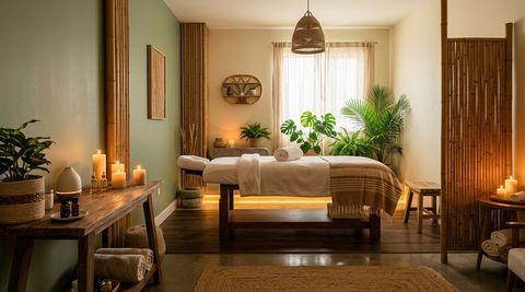 Illustration of Sally spa and massage wellness, massage spa in Indio, CA